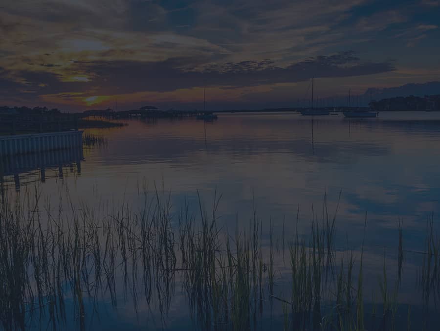 Coastal sunset in Charleston